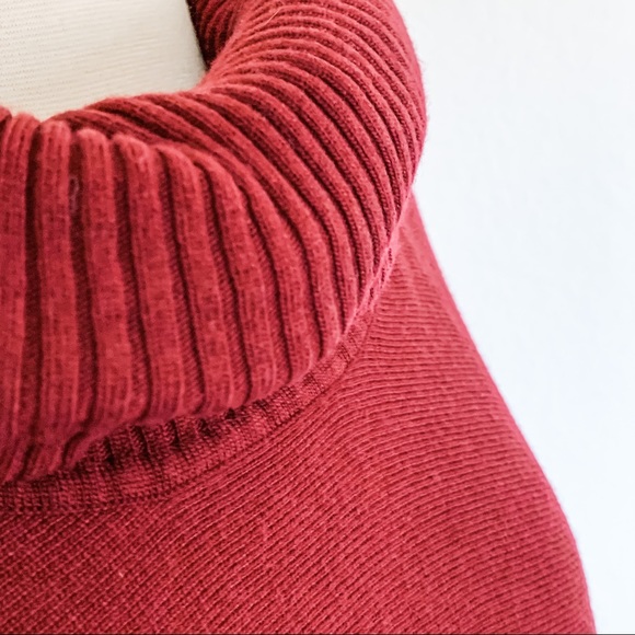 NWT DREAMERS Maroon Cowl Neck Sweater - Picture 7 of 10
